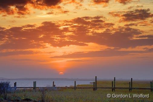 Powderhorn Lake Sunset_31795.jpg - Photographed along the Gulf coast near Port Lavaca, Texas, USA.